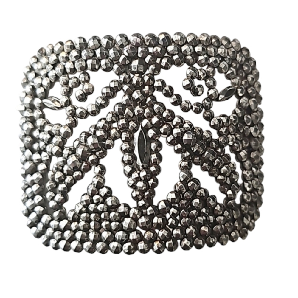 French Steel Cut Shoe Buckle, Sash Buckle, Belt Buckle